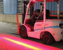 Forklift Red Line Safety LED Light