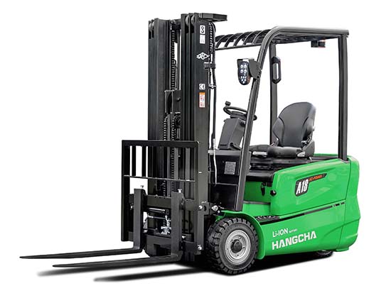 Hangcha 3-Wheel Lithium-ion Electric Forklift